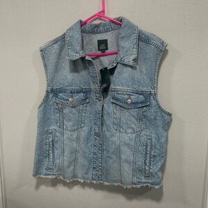 Wild fable Light Blue Denim Vest
